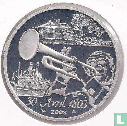 Frankrijk 1½ euro 2003 (PROOF) Bicentenary of the sale o.., Postzegels en Munten, Munten | Europa | Euromunten, Losse munt, 1 euro