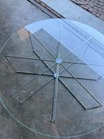 Bijzettafel - Staal, Glas