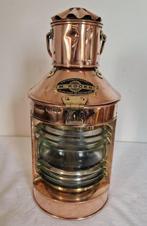 Ships lamp - Glas, Koper, Messing, Antiek en Kunst
