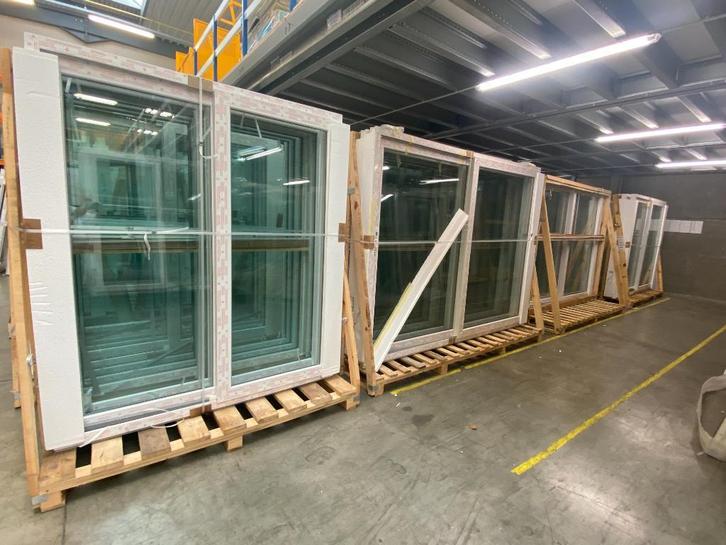 Schuiframen wit vanaf 790€ excl. btw, pvc ramen, pvc deuren,, Doe-het-zelf en Bouw, Raamkozijnen en Schuifdeuren, Inclusief glas