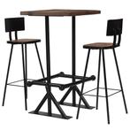 Mobilier de bar 3 pcs Bois de récupération massif, Maison & Meubles, Verzenden