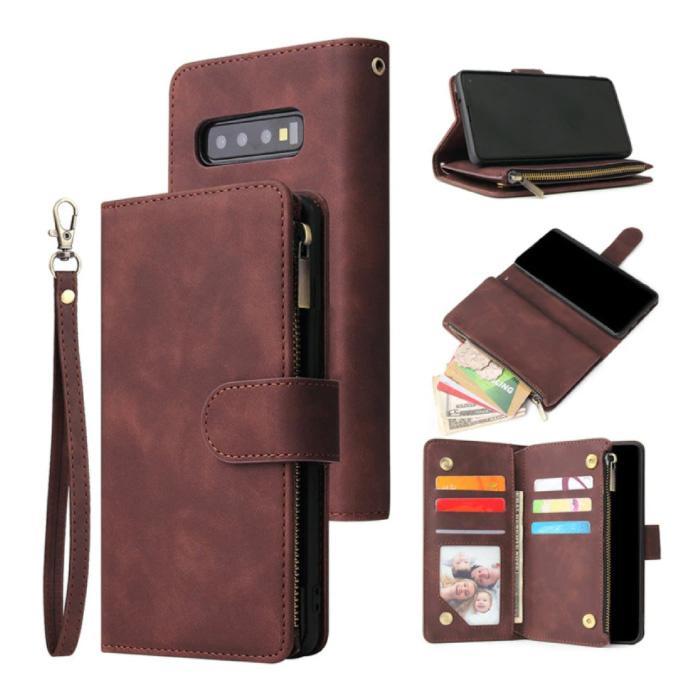 Samsung Galaxy Note 10 Lite - Leren Wallet Flip Case Cover, Telecommunicatie, Mobiele telefoons | Hoesjes en Screenprotectors | Samsung