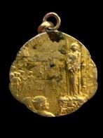 Gold-filled, Pendentif mystérieux et gothique en or rempli, Antiek en Kunst