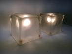 IKEA - Lampe de table (2) - Iviken - Plastique, Verre, Antiek en Kunst
