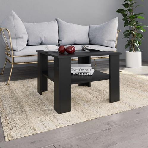 vidaXL Table basse Noir 60x60x42 cm Bois d’ingénierie, Maison & Meubles, Tables | Tables de salon, Neuf, Envoi
