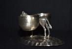 Zoutvat - .800 zilver, Antiek en Kunst