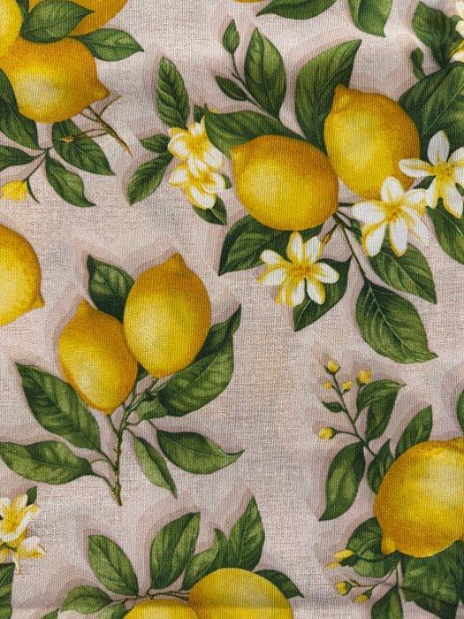 Stof in landelijke stijl met citroenen - Textiel - 2.8 m -, Antiek en Kunst, Curiosa en Brocante