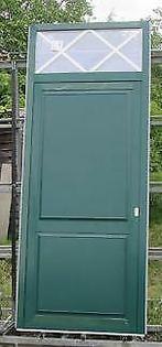 aluminium buitendeur , voordeur 103 x 259  wit / mosgroen, Doe-het-zelf en Bouw, Nieuw, 215 cm of meer, Ophalen of Verzenden, 100 tot 120 cm