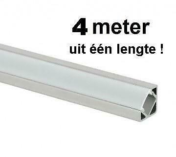 LED Profiel 4 meter - 45 graden, Doe-het-zelf en Bouw, Metalen, Verzenden