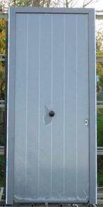 pvc buitendeur , voordeur 103 x 237  wit / basaltgrijs  7012, Doe-het-zelf en Bouw, Deuren en Vliegenramen, Nieuw, 215 cm of meer