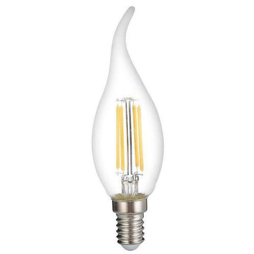 LED Filament kaarslamp met tip 4W Dimbaar E14 Warm wit, Huis en Inrichting, Lampen | Losse lampen, Nieuw, E14 (klein), Verzenden