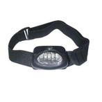 Hoofdlamp 5 LED's Zwart Elastische Hoofdband, Verzenden, Nieuw