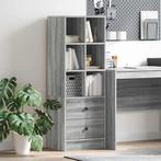 vidaXL Highboard met lade Grijs sonoma 45,5 x 34 x 127 cm, Huis en Inrichting, Verzenden, Nieuw