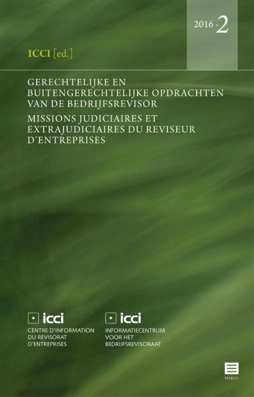 ICCI 2016-2 -  Gerechtelijke en buitengerechtelijke, Boeken, Economie, Management en Marketing, Zo goed als nieuw, Verzenden