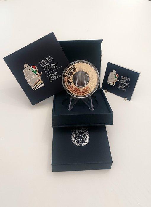Italië. 10 Euro 2025 Amerigo Vespucci Proof, Postzegels en Munten, Munten | Europa | Euromunten