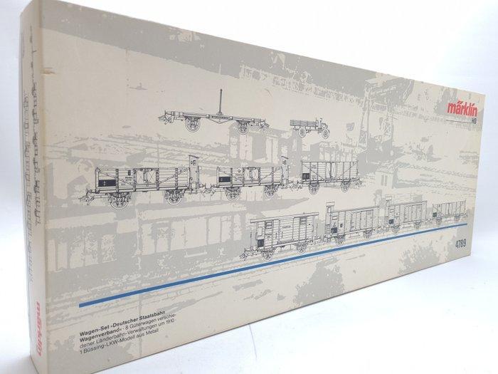 Märklin H0 - 4789 - Modeltrein goederenwagonset (1) -, Hobby en Vrije tijd, Modeltreinen | H0