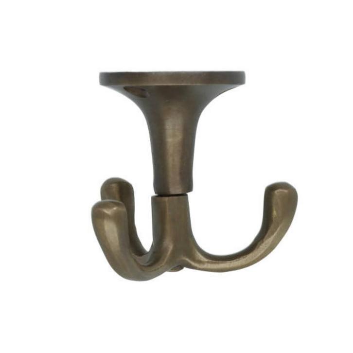 Kapstokhaak onderbouw draaibaar messing brons, Huis en Inrichting, Woonaccessoires | Kapstokken, Nieuw, Overige materialen