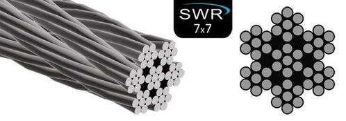 roestvaststaal Staalkabel 5 mm 100 meter roestvrijstaal, Tuin en Terras, Overige Tuin en Terras, Verzenden