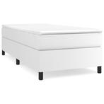 Bedframe 1 Persoon Wit - Retour Deal - Logeerkamer Perfec..., Huis en Inrichting, Overige materialen, 100 cm, Eenpersoons, Verzenden