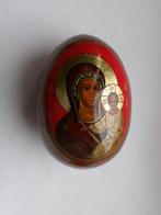 Icône - Œufs de Pâques en bois - Peinture dicônes russe