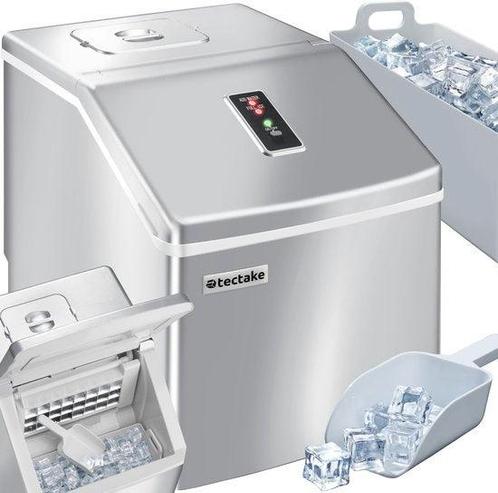 Tweedekans | Tectake heldere IJsblokjesmaker zilver 400162, Elektronische apparatuur, Koelkasten en IJskasten, Ophalen of Verzenden