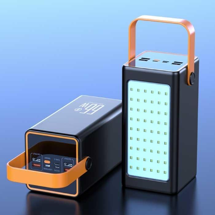 100.000mAh Powerbank met 4 Poorten - 66W Ingebouwde Zaklamp, Telecommunicatie, Powerbanks, Nieuw, Verzenden