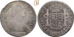 2 Reales 1807 Peru: Carlos Iv, 1788-1808:, Postzegels en Munten, Munten | Amerika, Verzenden