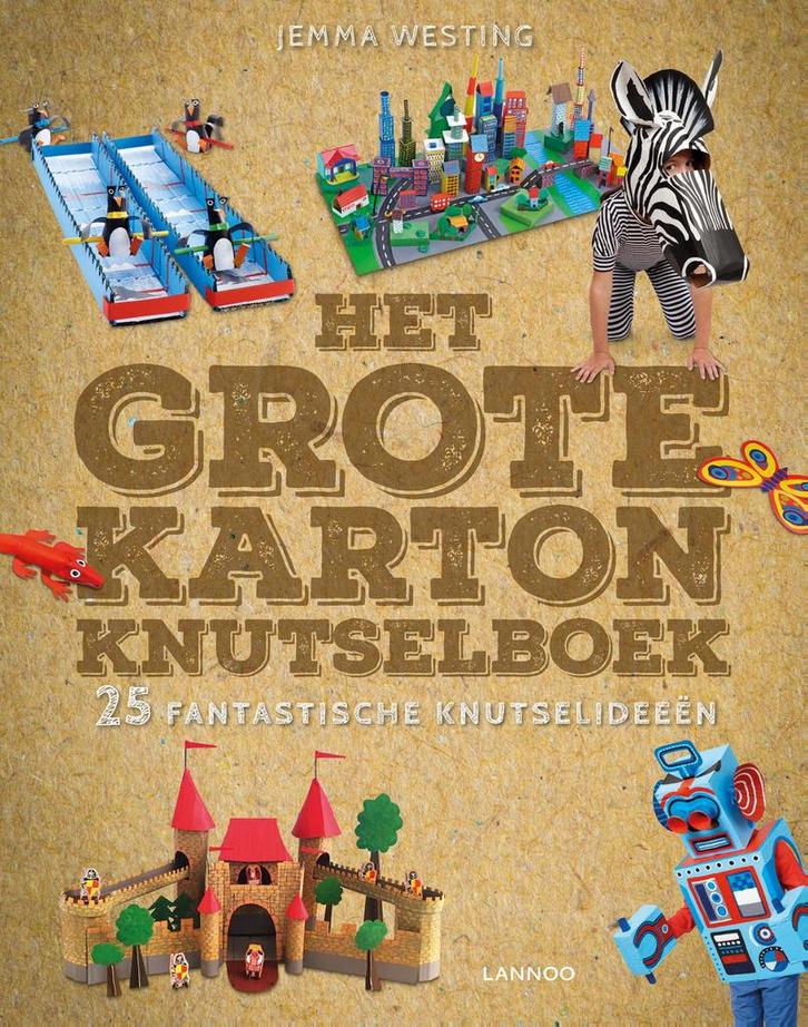 Het grote karton knutselboek 9789401444392 Jemma Westing, Boeken, Kinderboeken | Jeugd | 10 tot 12 jaar, Zo goed als nieuw, Verzenden