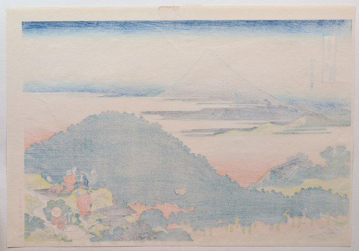 Katsushika Hokusai De kussen dennenboom in Aoyama 36, Antiek en Kunst, Antiek | Overige Antiek