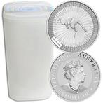 Australië. 25 x 1 oz $1 AUD Silver Kangaroo Coin BU (Random, Postzegels en Munten