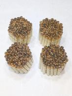 Set of 200 Vintage Japanese Round Hanko Stamps – Family Name, Antiek en Kunst