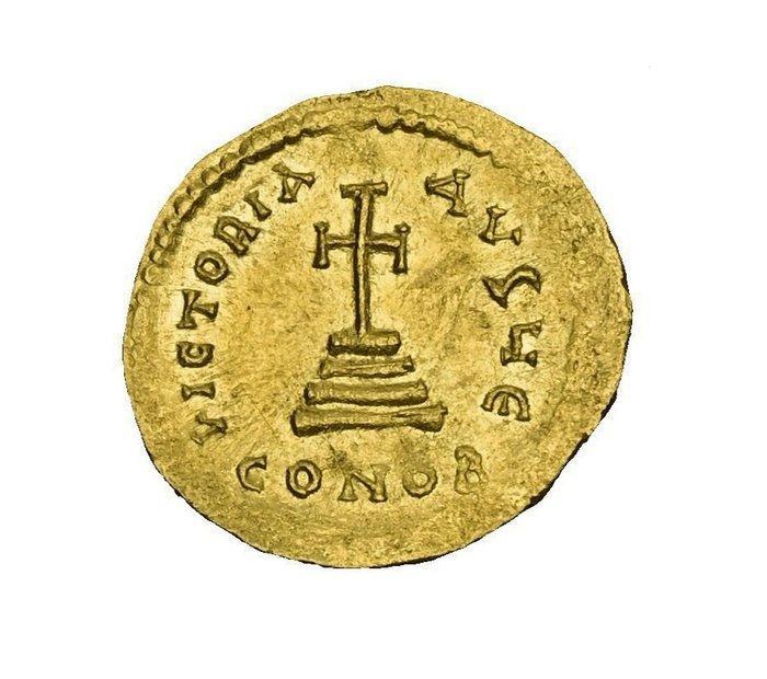 Byzantijnse Rijk. Heraclius (610-641 n.Chr.). Solidus, Postzegels en Munten, Munten | Europa | Niet-Euromunten