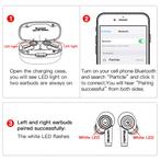 Particle Draadloze Oortjes TWS Button Control Bluetooth 5.0, Nieuw, Verzenden