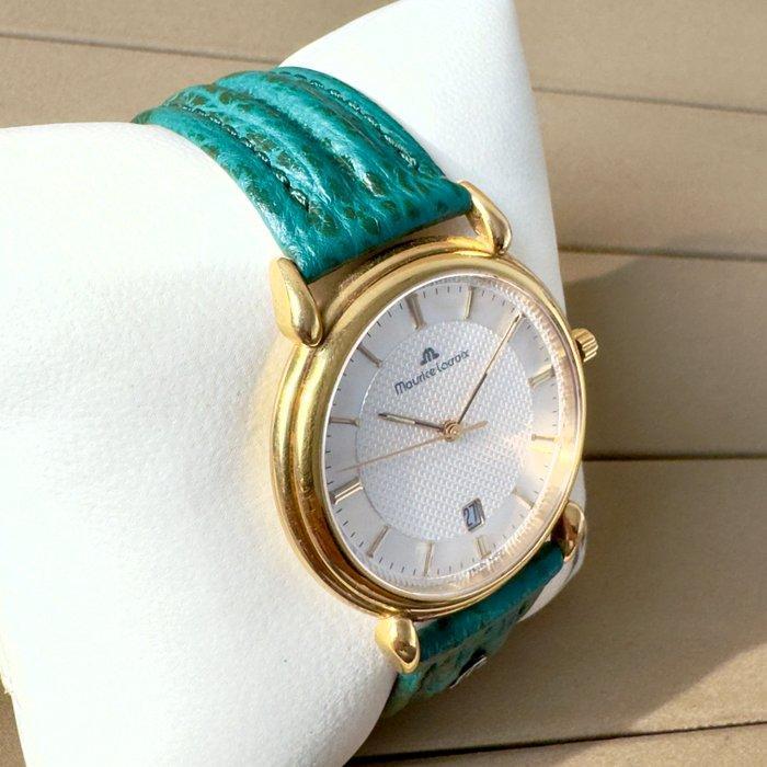 Maurice Lacroix - Classic 18k Goldplated G10 - Zonder, Handtassen en Accessoires, Horloges | Heren