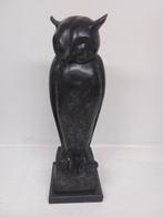 Sculpture, Owl - 55 cm - Bronze patiné, Antiquités & Art