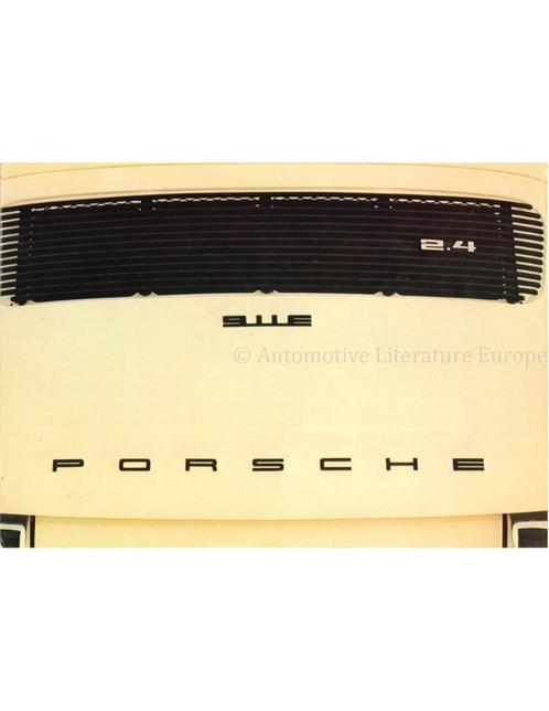 1972 PORSCHE 911 BROCHURE DUITS, Boeken, Auto's | Folders en Tijdschriften