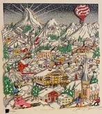 Charles Fazzino (1955) - Ski, Skate, Snow... Spectacular, Antiek en Kunst