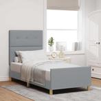 vidaXL Lichte Grijze Stof Bedframe 80x200 cm, Huis en Inrichting, Slaapkamer | Bedden, Verzenden, Nieuw