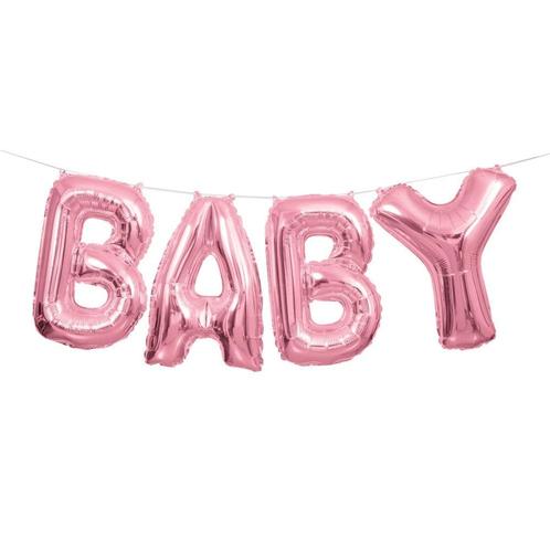 Folie Ballon Baby Roze 35cm, Hobby & Loisirs créatifs, Articles de fête, Envoi