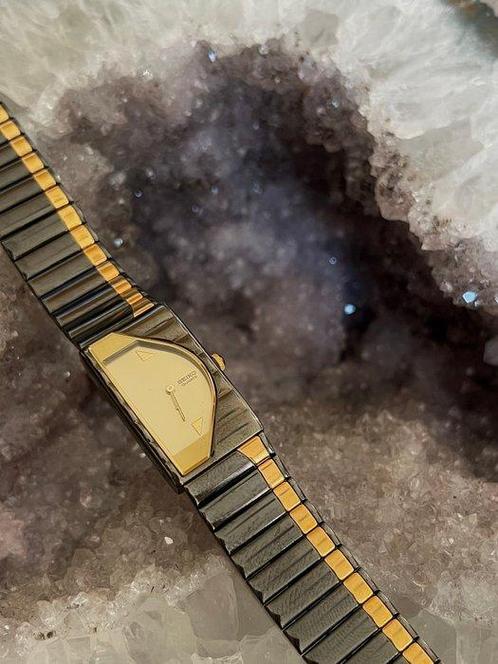 Seiko - 1N00-5K10 - Trapezium Gold - Sans Prix de Réserve -, Handtassen en Accessoires, Horloges | Antiek