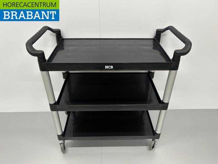 HCB Chariot de service en plastique 3 étages 102 cm Horeca, Zakelijke goederen, Horeca | Overige, Verzenden