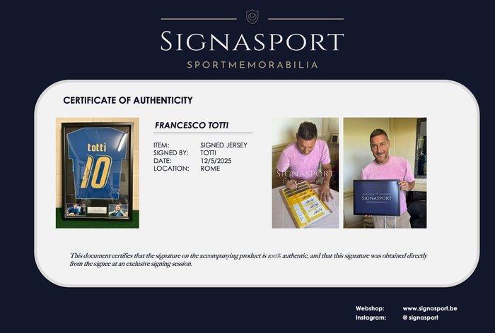 Italy - Voetbal Europees kampioenschap - Francesco Totti -, Verzamelen, Overige Verzamelen