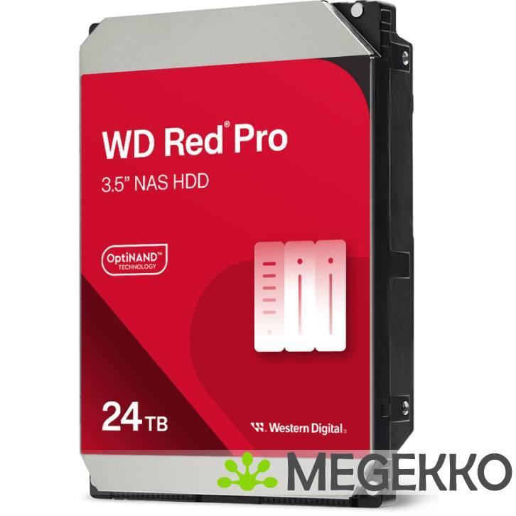WD HDD 3.5  24TB S-ATA3 WD241KFGX Red Pro, Computers en Software, Harde schijven, Nieuw, Verzenden