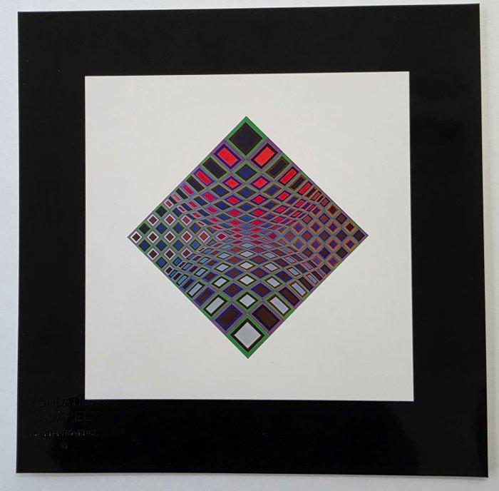 Victor Vasarely (1906-1997) - Ond Kett , 1969, tirage rare, Antiek en Kunst, Antiek | Overige Antiek