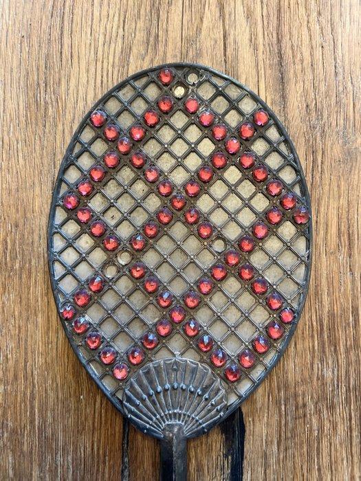 Handspiegel - Metaal - Victoriaanse stijl, Antiquités & Art, Curiosités & Brocante