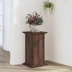 vidaXL Plantenstandaard 33x33x60 cm bewerkt hout bruin, Tuin en Terras, Verzenden, Nieuw