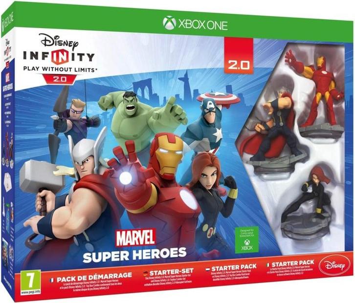 Disney Infinity 2.0 Marvel Super Heroes Starter Pack - Xb..., Games en Spelcomputers, Games | Xbox One, Zo goed als nieuw, Ophalen of Verzenden
