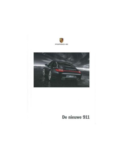 2008 PORSCHE 911 CARRERA HARDCOVER BROCHURE NEDERLANDS, Livres, Autos | Brochures & Magazines, Enlèvement ou Envoi