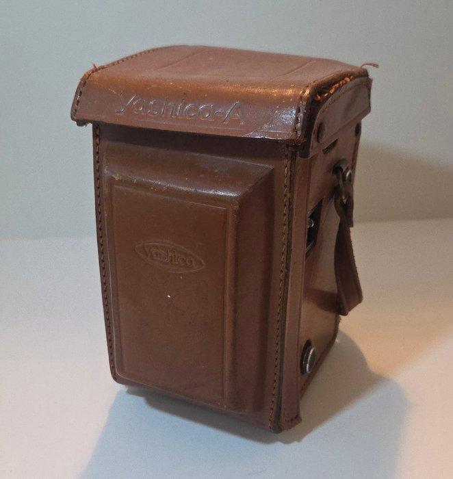 Yashica -A + leren tas | Twin lens reflex camera (TLR), Audio, Tv en Foto, Fotocamera's Analoog