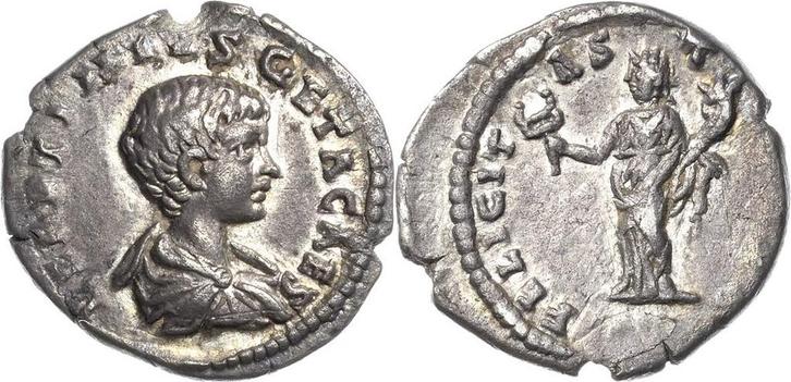 Denar 198/200, Kaiserzeit Geta Caesar 198-209, Timbres & Monnaies, Monnaies & Billets de banque | Collections, Envoi